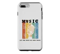 Let The Music Be Your Voice Retro Microphone Case for iPhone 7 Plus/8 Plus