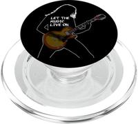 Let the Music Live On Guitar Heroes Forever PopSockets PopGrip for MagSafe