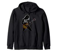 Let the Music Live On Guitar Heroes Forever Zip Hoodie