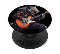 Let the Music Roar with Rocking Werewolf Guitar Style PopSockets Adhesive PopGrip