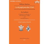 Let the people praise thee, O God: Vocal score