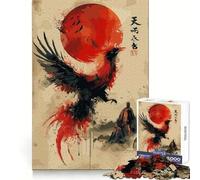 Let The Phoenix Reborn Jigsaws 1000 Pieces for Adults Sharp Thinking Smooth Thick Fun Activity Home Display (50x75cm)