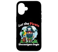 Let The Pirate Shenanigans Begin Golf Cute Boys Kids Toddler Case for iPhone 16