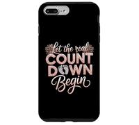 Let The Real Countdown Begin New Year Pregnancy Reveal Women Case for iPhone 7 Plus/8 Plus