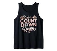 Let The Real Countdown Begin New Year Pregnancy Reveal Women Tank Top