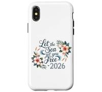 Let The Sea Set You Free 2026 Cruise 2026 Voyage Case for iPhone X/XS