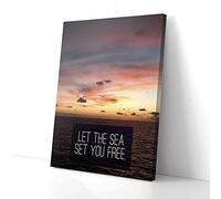Let The Sea Set You Free Canvas Prints Wall Art