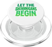 Let The Shenanigans Begin Fun St. Patrick's Day Party PopSockets PopGrip for MagSafe