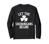 Let The Shenanigans Begin Funny Matching St. Patrick’s Day Long Sleeve T-Shirt