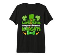 Let the Shenanigans Begin - Happy St Patrick's Day Irish Premium T-Shirt