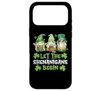 Let The Shenanigans Begin Irish Gnomes St Patrick's Day Case for iPhone 17 Pro Max