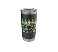 Let The Shenanigans Begin Irish Gnomes - St Patrick's Day Stainless Steel Insulated Tumbler