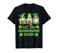 Let The Shenanigans Begin Irish Gnomes St Patrick's Day T-Shirt