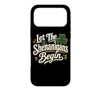 Let The Shenanigans Begin Irish Party Clover Hat Humor Case for iPhone 17 Pro Max