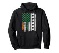 Let The Shenanigans Begin Irish USA Flag St. Patrick’s Day Pullover Hoodie