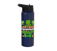 Let the Shenanigans Begin St Patrick's Day Funny Irish Stainless Steel Insulated Water Bottle