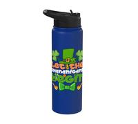 Let the Shenanigans Begin St Patrick's Day Funny Irish Stainless Steel Insulated Water Bottle