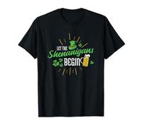 LET THE SHENANIGANS BEGIN St Patrick's Day St Paddy's Day T-Shirt