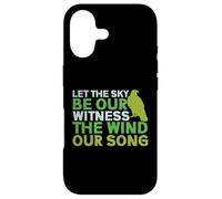Let the Sky Be Our Witness the Wind Our Song Falconry Case for iPhone 17