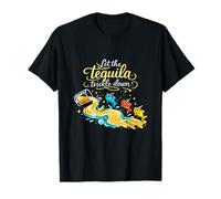 Let The Tequila Trickle Down Party Crew Joke T-Shirt