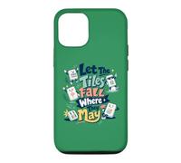 Let The Tiles Fall Where They May Mahjong Tile Game Player Case for iPhone 12/12 Pro