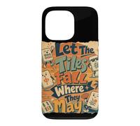 Let The Tiles Fall Where They May Mahjong Tile Game Player Case for iPhone 13 Pro
