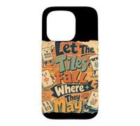 Let The Tiles Fall Where They May Mahjong Tile Game Player Case for iPhone 15 Pro