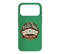 Let The Tiles Fall Where They May Mahjong Tile Game Player Case for iPhone 17 Pro Max