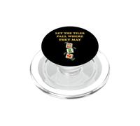 Let The Tiles Fall Where They May Mahjong Tile Game Player PopSockets PopGrip for MagSafe