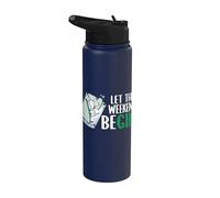 Let The Weekend Be Gin Alcohol Lover Drinking Bartender Gin Stainless Steel Insulated Water Bottle