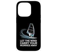 Let The Wind Carry Your Worries Away Windsurfing Case for iPhone 14 Pro