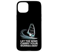 Let The Wind Carry Your Worries Away Windsurfing Case for iPhone 15 Plus