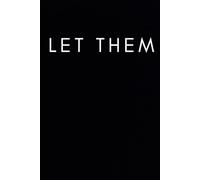 "LET THEM" Black cover notebook: Journal