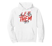 Let Them Doubt You Empowering Brush Stroke Design Pullover Hoodie