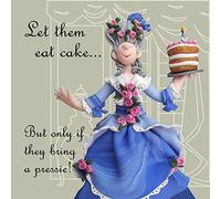 Let Them Eat Cake Funny Olde Worlde Birthday Card Erica Sturla Greeting Cards