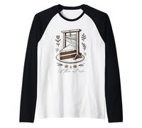 Let Them Eat Cake Queen of France Guillotine Raglan Baseball Tee