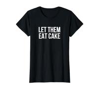 Let Them Eat Cake Value Graphic T-Shirt, Women, Black, S