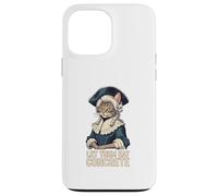 Let Them Eat Cement Concrete Meme Marie Antoinette Cat Case for iPhone 13 Pro Max