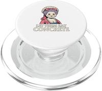 Let Them Eat Cement Concrete Meme Royalty Humor Cat Lovers PopSockets PopGrip for MagSafe