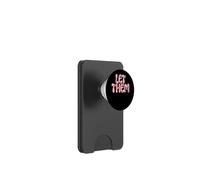 Let Them Floral Bohemian Motivational Words PopSockets PopWallet for MagSafe
