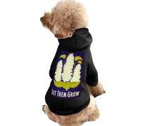 Let Them Grow Pet Dog Hoodies Dog Clothes for Small Dogs Vest Chihuahua Clothes Warm Coat Jacket Autumn Puppy Outfits Cats Dogs Clothing M