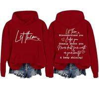 Let Them Hoodie, Let Them Sweatshirt for Women, Let Them Shirt, Mental Health Shirt Claret