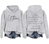 Let Them Hoodie, Let Them Sweatshirt for Women, Let Them Shirt, Mental Health Shirt Grey