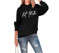 Let Them Hoodie, Let Them Sweatshirt, Let Them Shirt, Funny Mental Health Inspirational Let Them Hoodie For Women Black