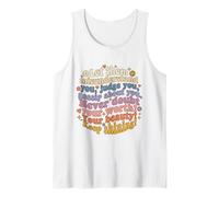 Let Them Misunderstand You Motivational Inspirational Quote Tank Top