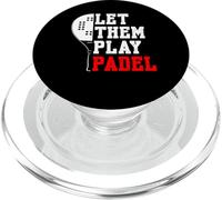 Let Them Play Padel Racquet Paddle PopSockets PopGrip for MagSafe