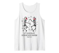 Let Them Praise His Name with Dancing Christmas Psalm 149:3 Tank Top