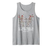 Let Them Praise His Name with Dancing Christmas Psalm 149:3 Tank Top