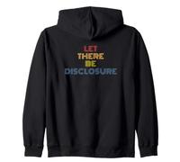 Let There Be Disclosure UFO Fan Retro Zip Hoodie