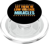 Let There Be Low Voltage Miracles PopSockets PopGrip for MagSafe